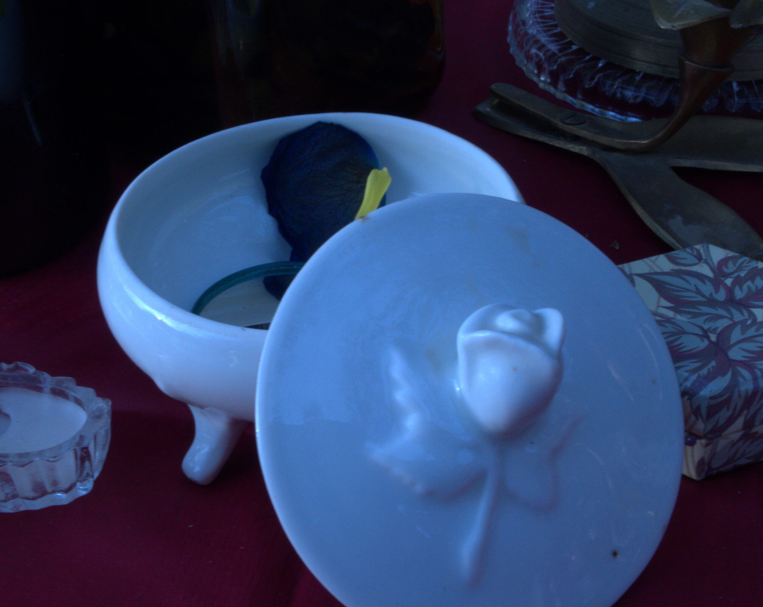boîte blanche en céramique boîte blanche en céramique