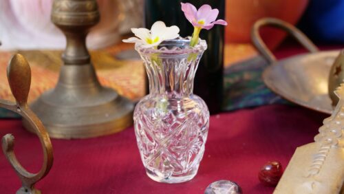 petit vase en cristal