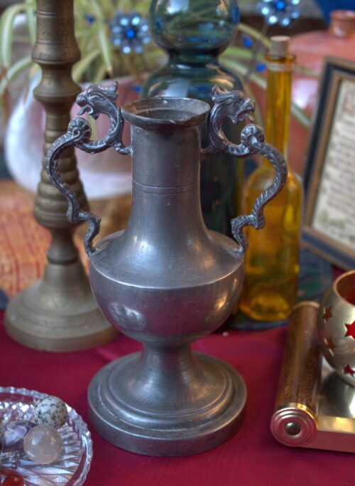vase en métal