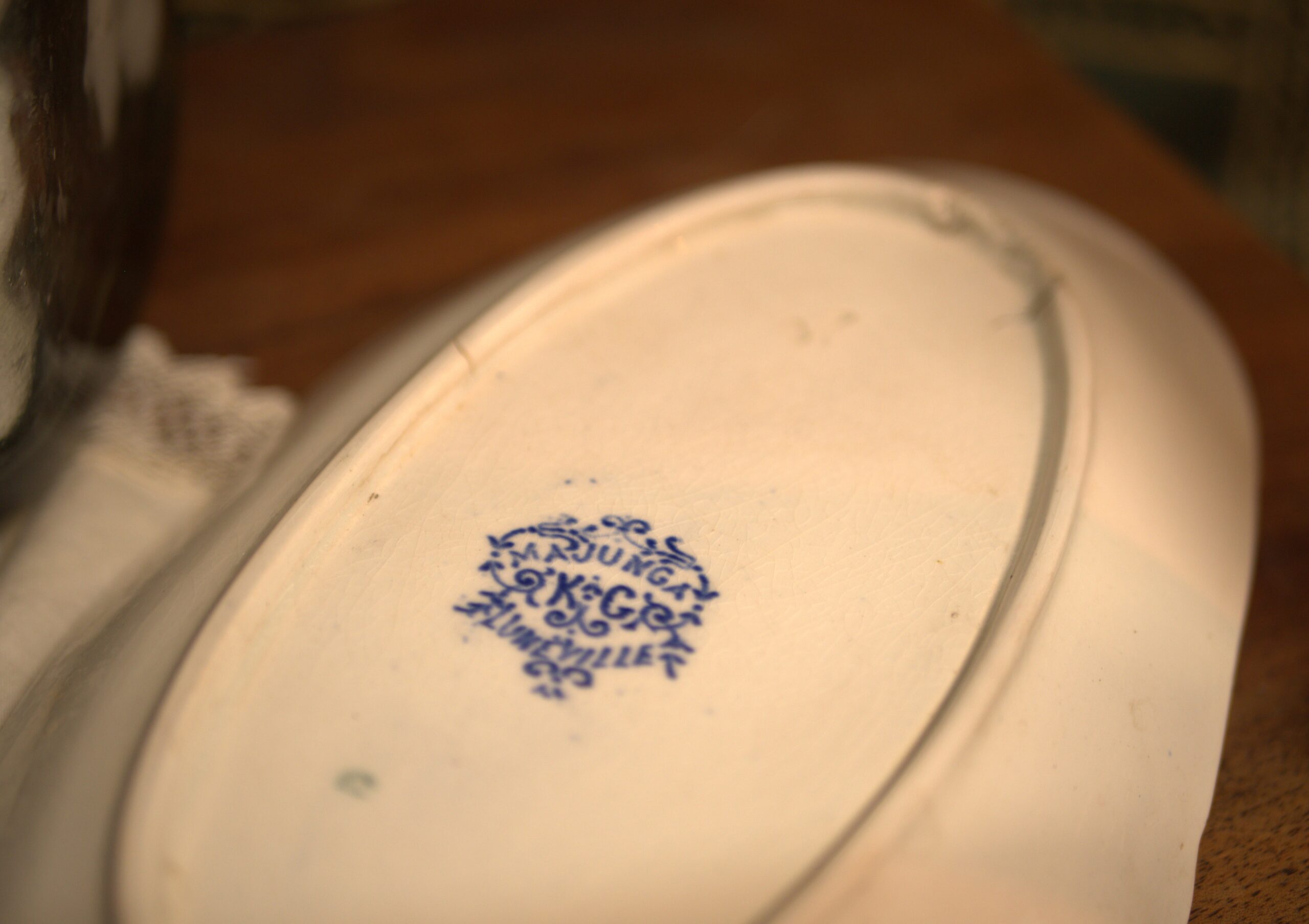 coupelle ancienne florale bleu et blanche coupelle ancienne florale bleu et blanche