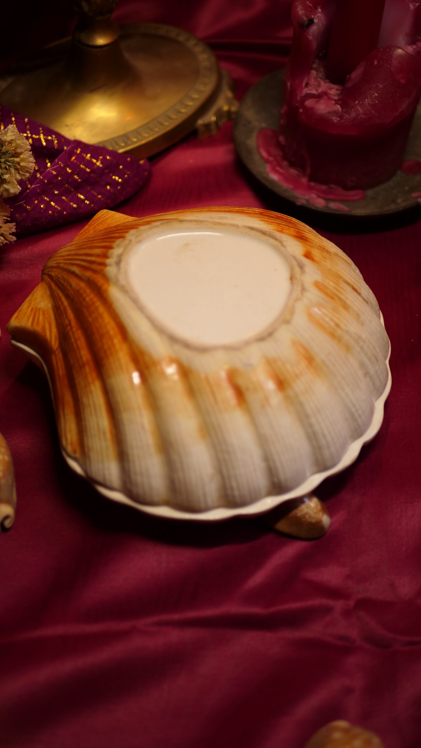 boîte en céramique coquille saint jacques boîte en céramique coquille saint jacques